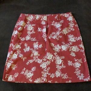 Ann Taylor floral skirt